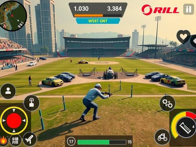 PK XD गेम इंटरफेस दिखाता हुआ चित्र