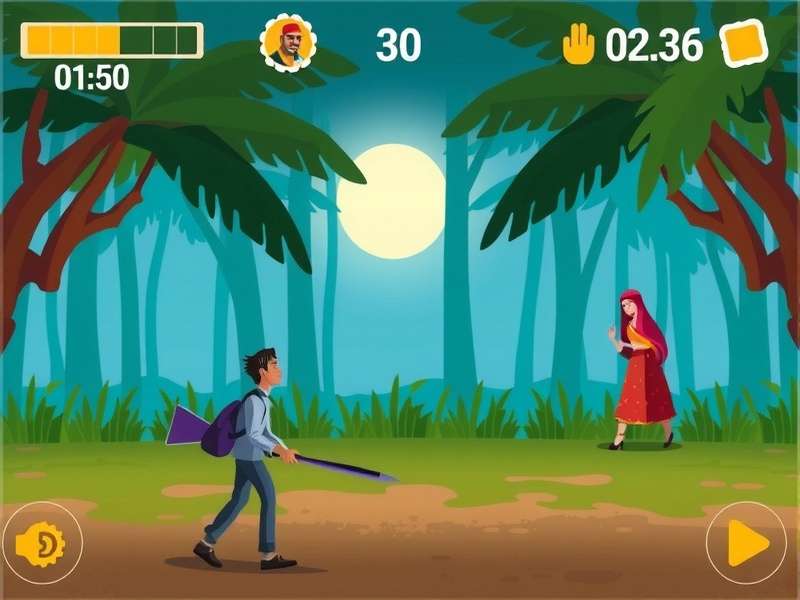 PK XD गेमप्ले सीन जहां कई अवतार एक साथ मिनी-गेम खेल रहे हैं