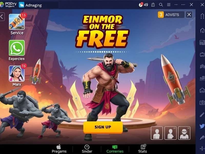 PK XD गेमिंग इंटरफेस दिखाता हुआ स्क्रीनशॉट