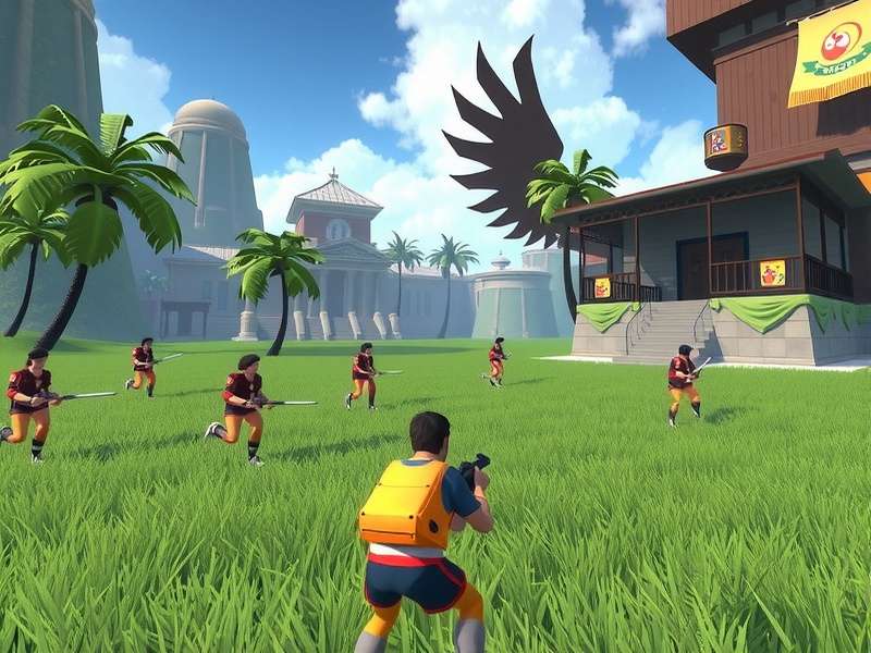 PK XD vibrant virtual world showing characters and houses