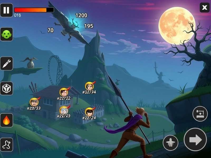 PK XD gameplay on mobile device showing virtual world