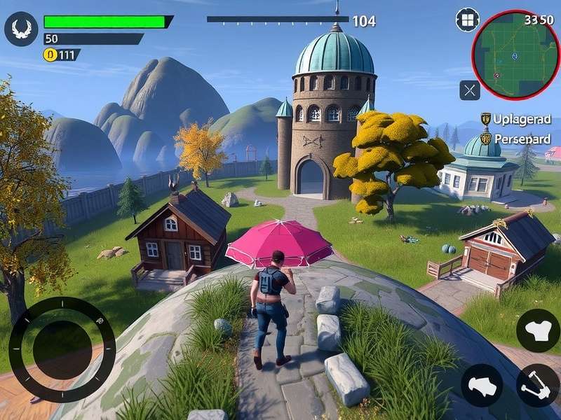 PK XD gameplay screenshot showing characters and environments