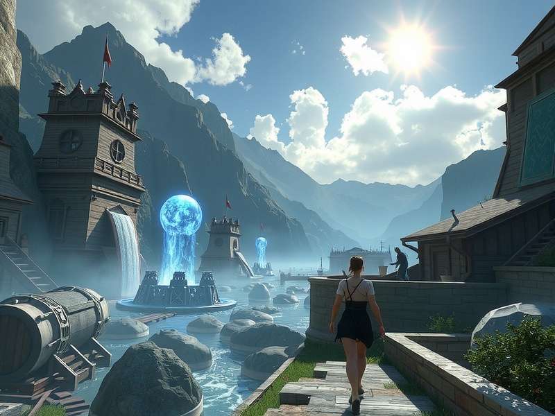 Vibrant virtual world of PK XD game showcasing characters and houses