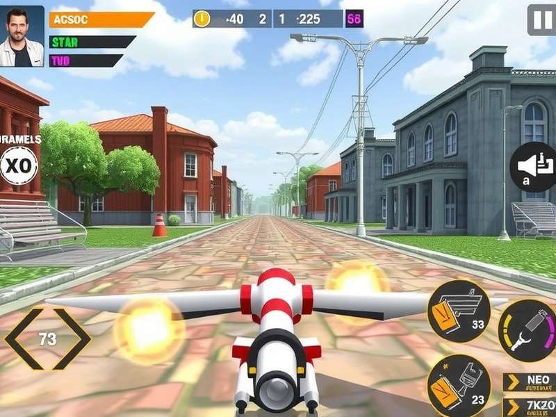 Indian teenager playing PK XD game on mobile phone