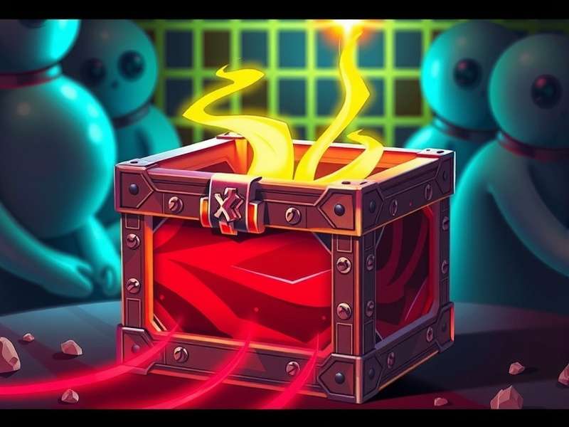 PK XD Secret Box opening animation showing rare items