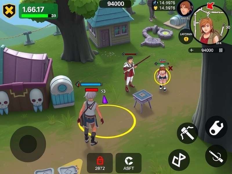 PK XD Gameplay Screenshot showing avatars and minigames