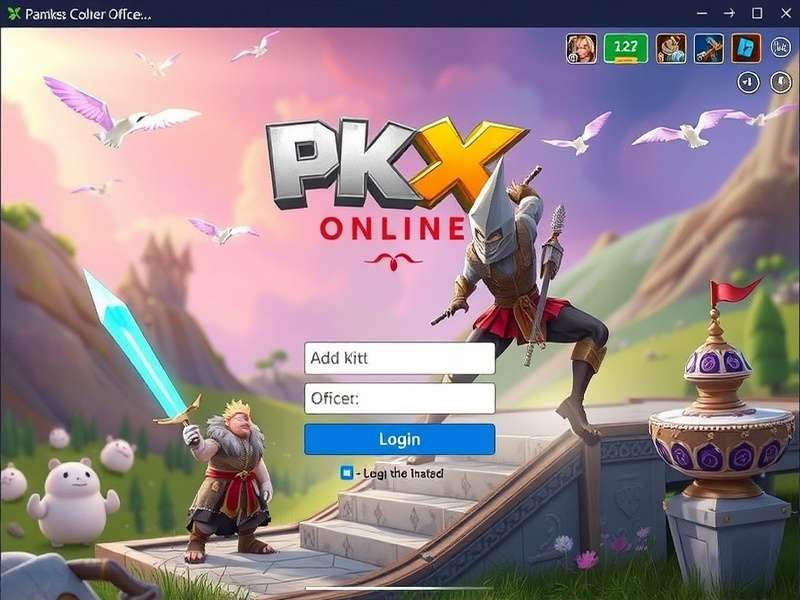 PK XD 2025 Login Screen showing multiple login options for Indian players